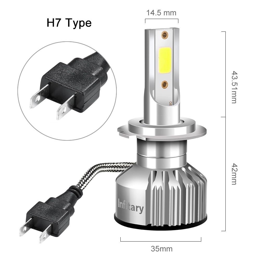 Lâmpadas Led Auto - H1 -H4 - H7 - H8 - H11