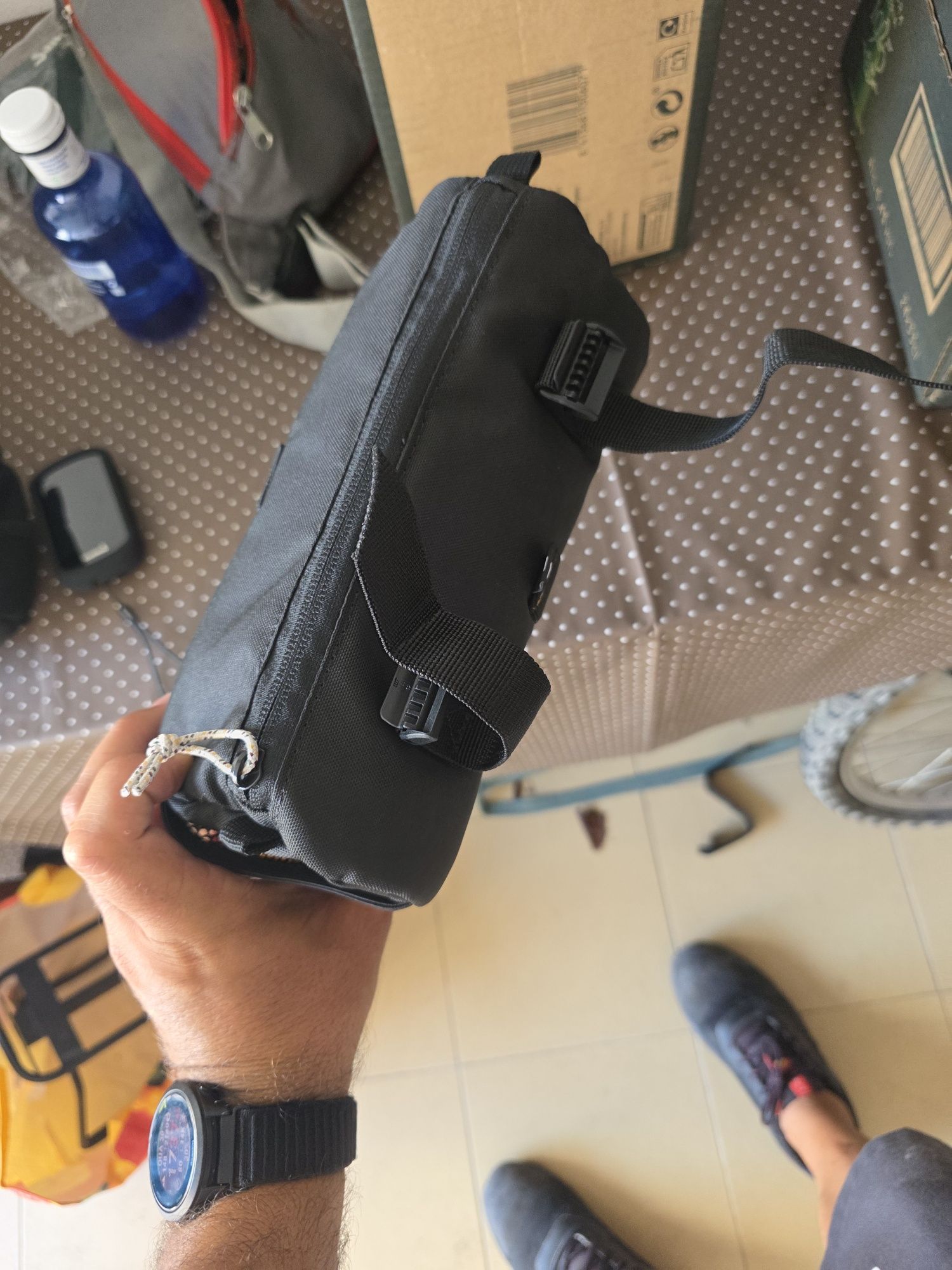 Bolsa guiador e quadro