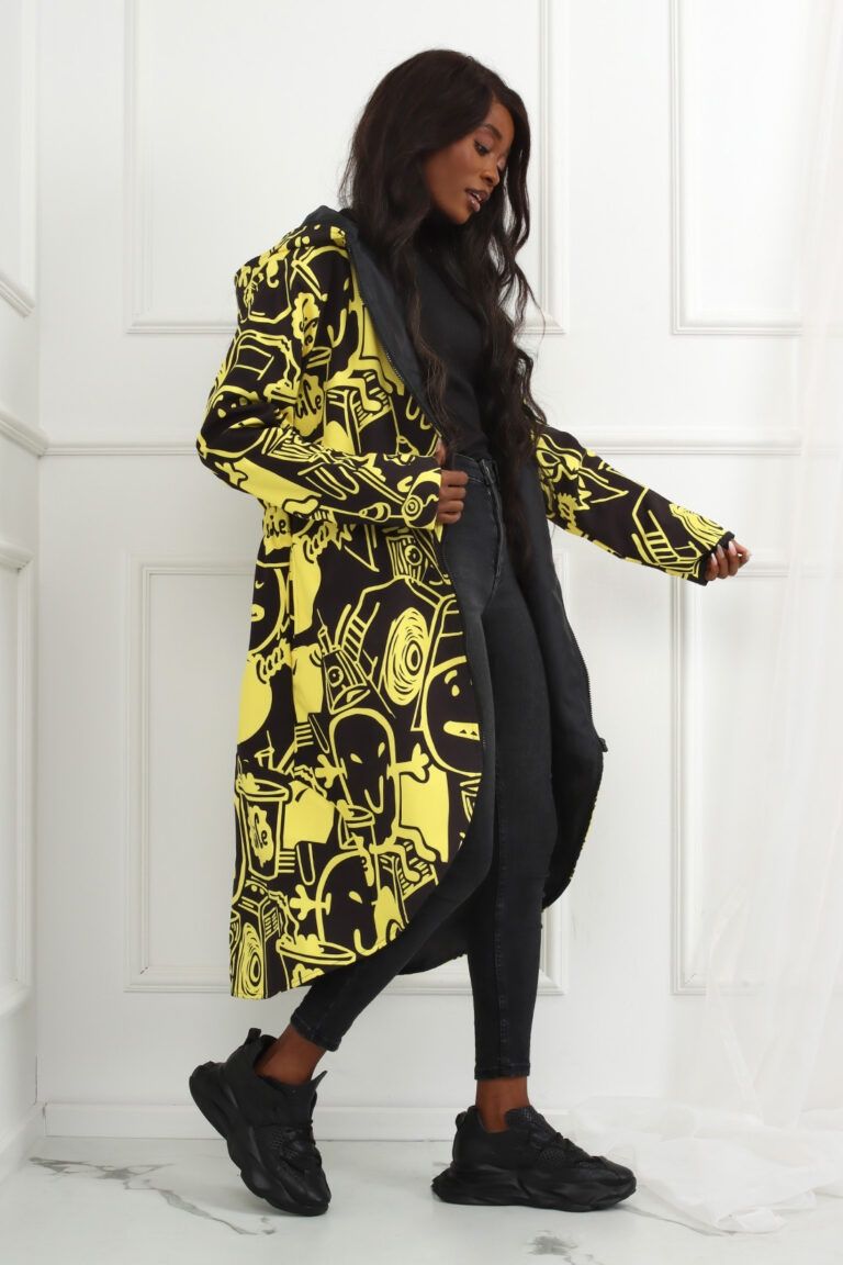 Parka damska waterproof print kolekcja Premium limitowana edycja