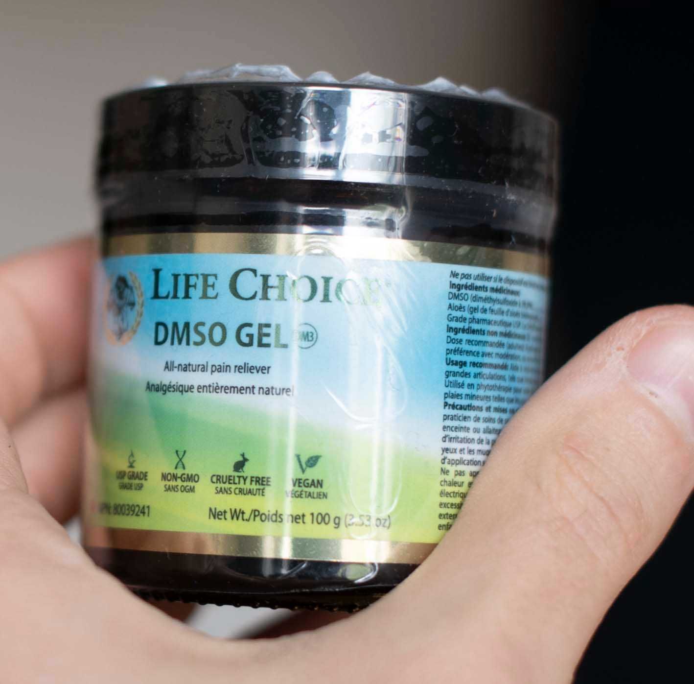 DMSO Gel Żel sulfotlenek dimetylu 99,9% Life Choice