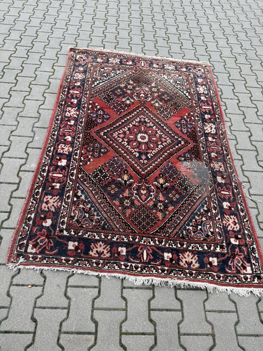 Dywan wełniany, perski wzór – 215 × 140 cm  VINTAGE