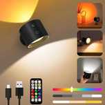KingMile LED Lampka Ścienna RGB –