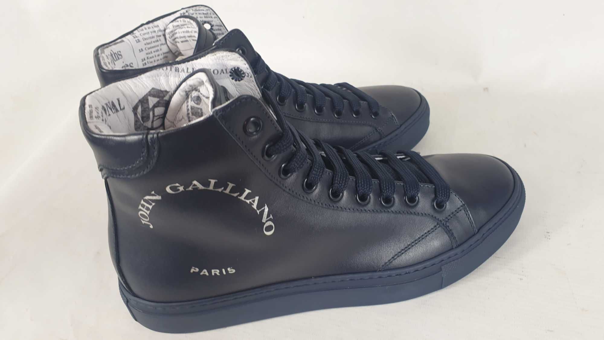 Sneakersy John Galliano Paris  Czarny Roz.39