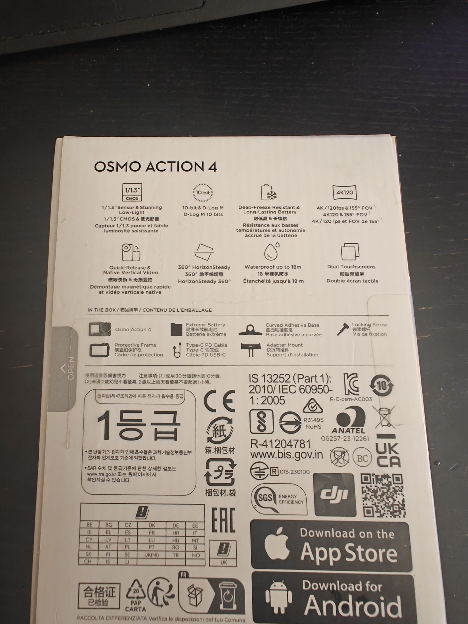 DJI Osmo action 4 standard combo SELADA
