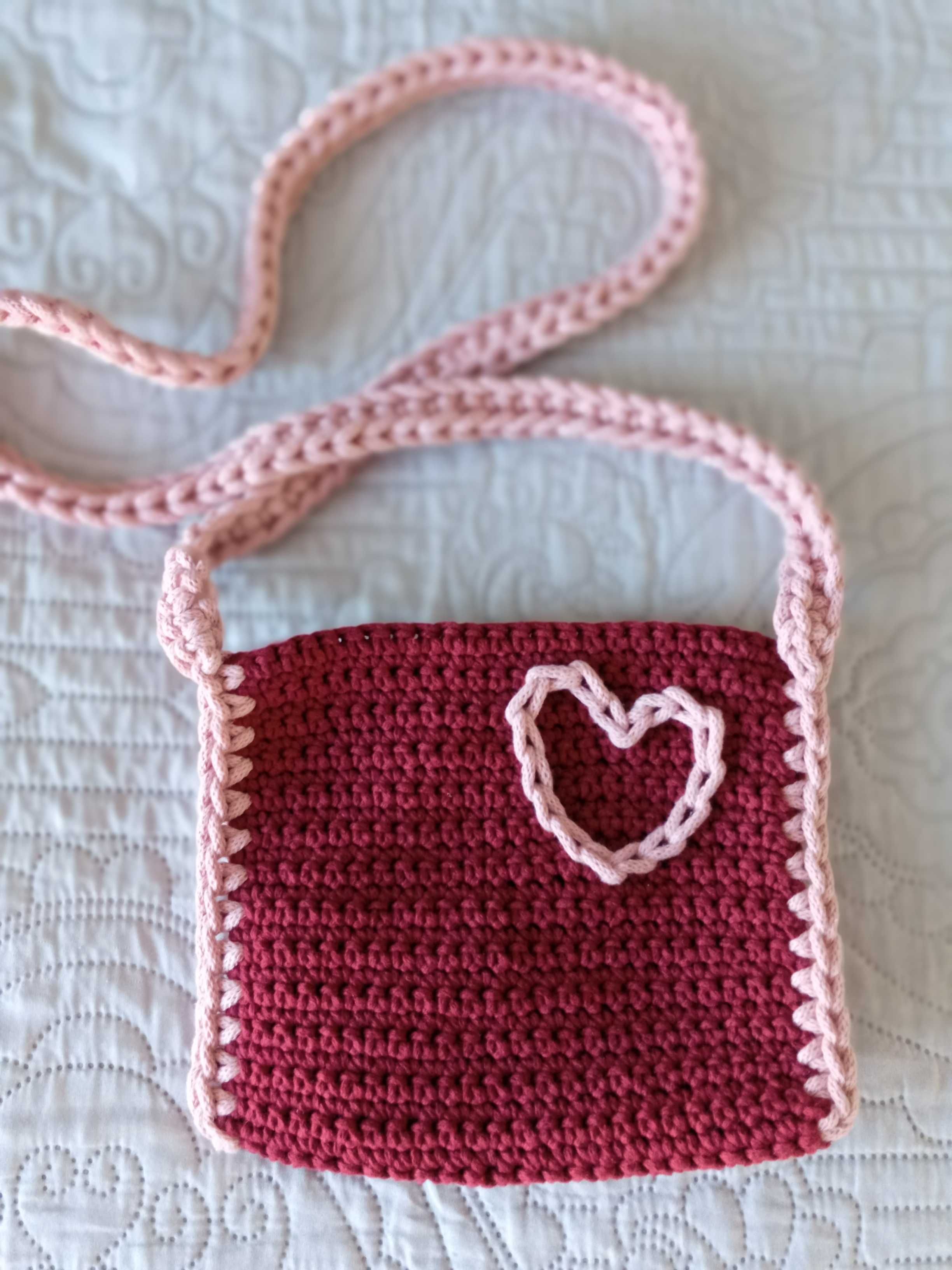 Torebka dla dziewczynki handmade szydełko