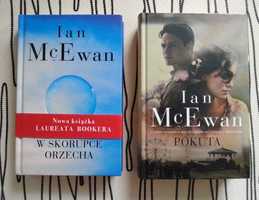 Pokuta, W skorupce orzecha - Ian McEwan twarda oprawa, stan bdb zestaw