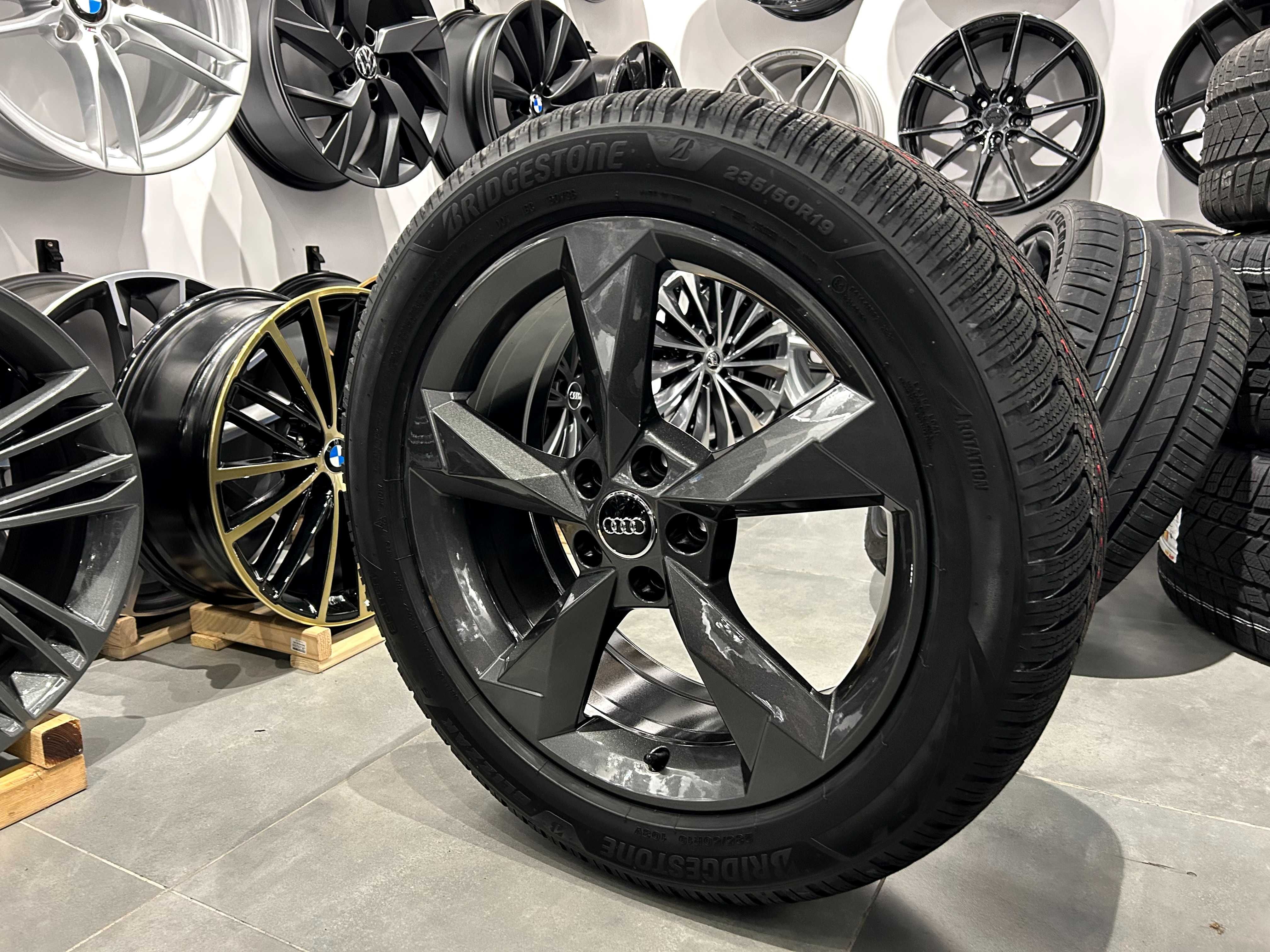 Oryginalne koła zimowe 19 5x112 ET43 Audi Q3 235/50R19 Bridgestone