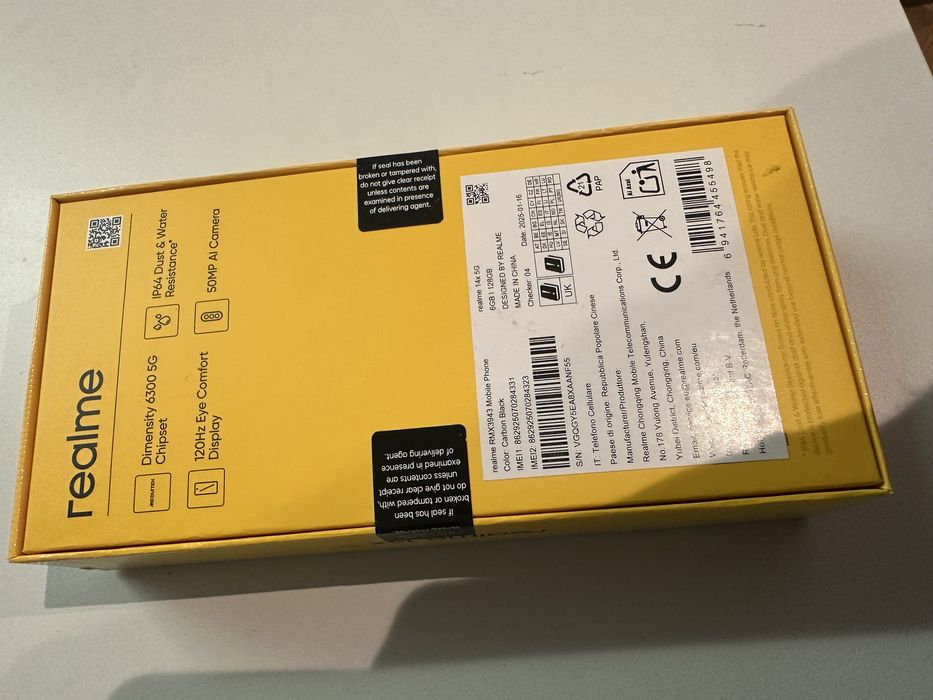 Realme 14x  czarny nowy !!!