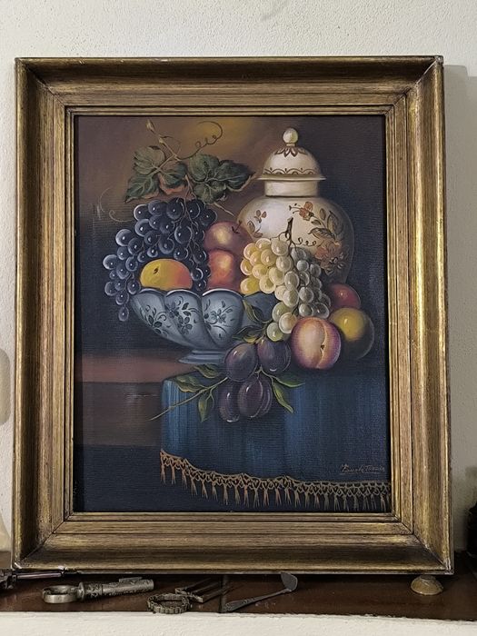 Quadro Original "Natureza Morta" – Fernanda Teixeira