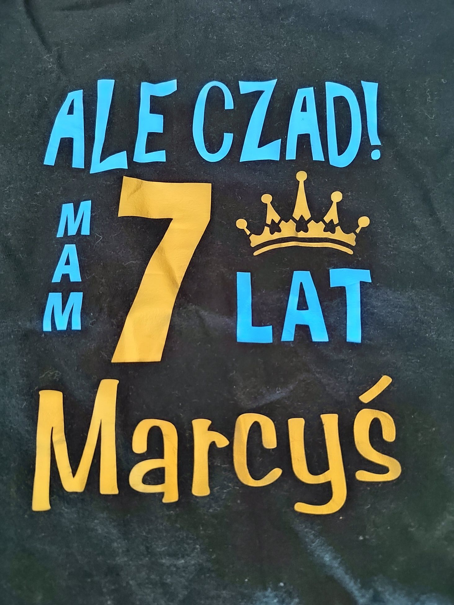 Koszulka 7 urodziny Ale Czad