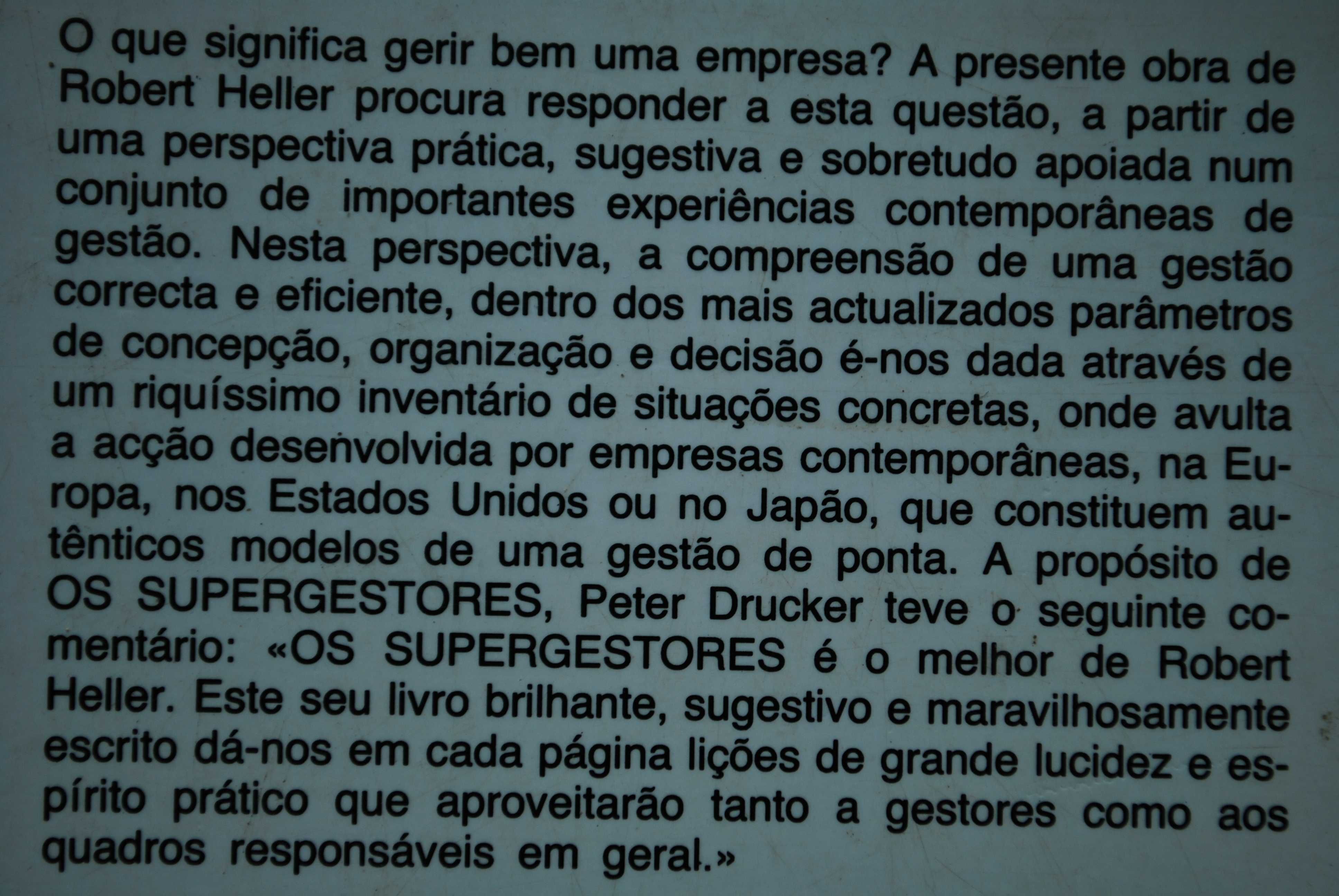 Os Supergestores (Para Uma Gestão Com Êxito)
