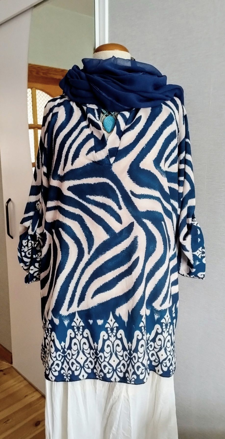 Tunika,bluzka plus size 48/50, wiskoza,