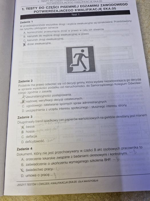 Zeszyt testów i ćwiczeń Bożena Padurek Ewa Janiszewska EKA.05