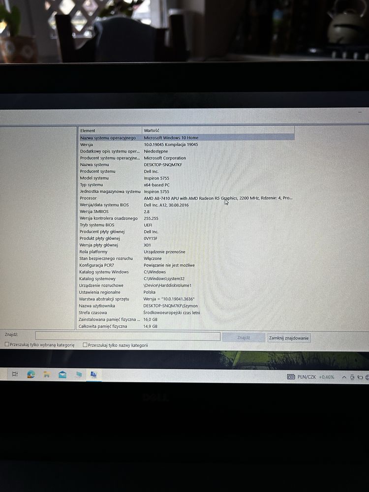 Laptop Dell Inspiron 17”