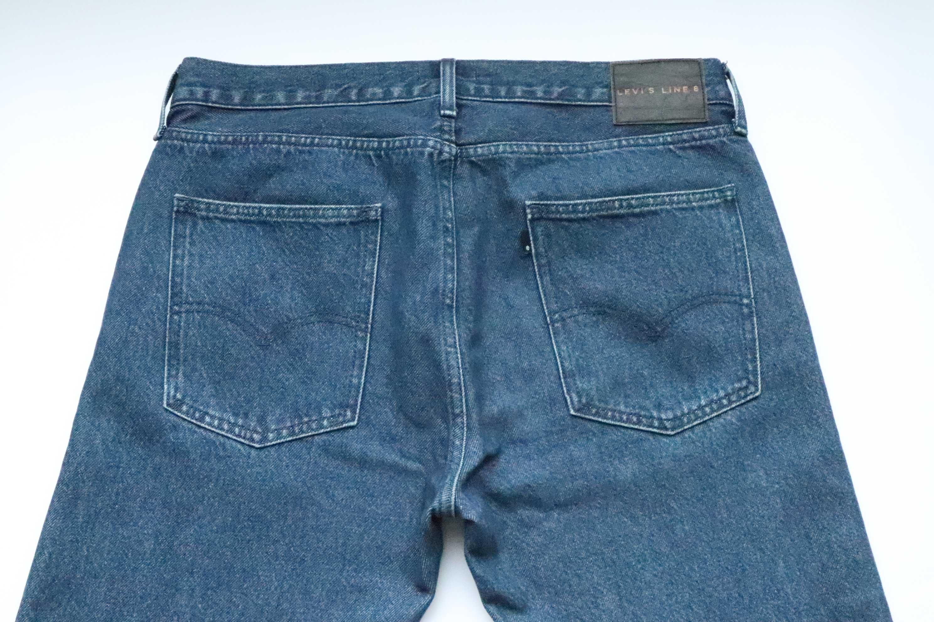 LEVIS LINE8 W34 L34 męskie spodnie jeansy jak nowe skinny slim fit