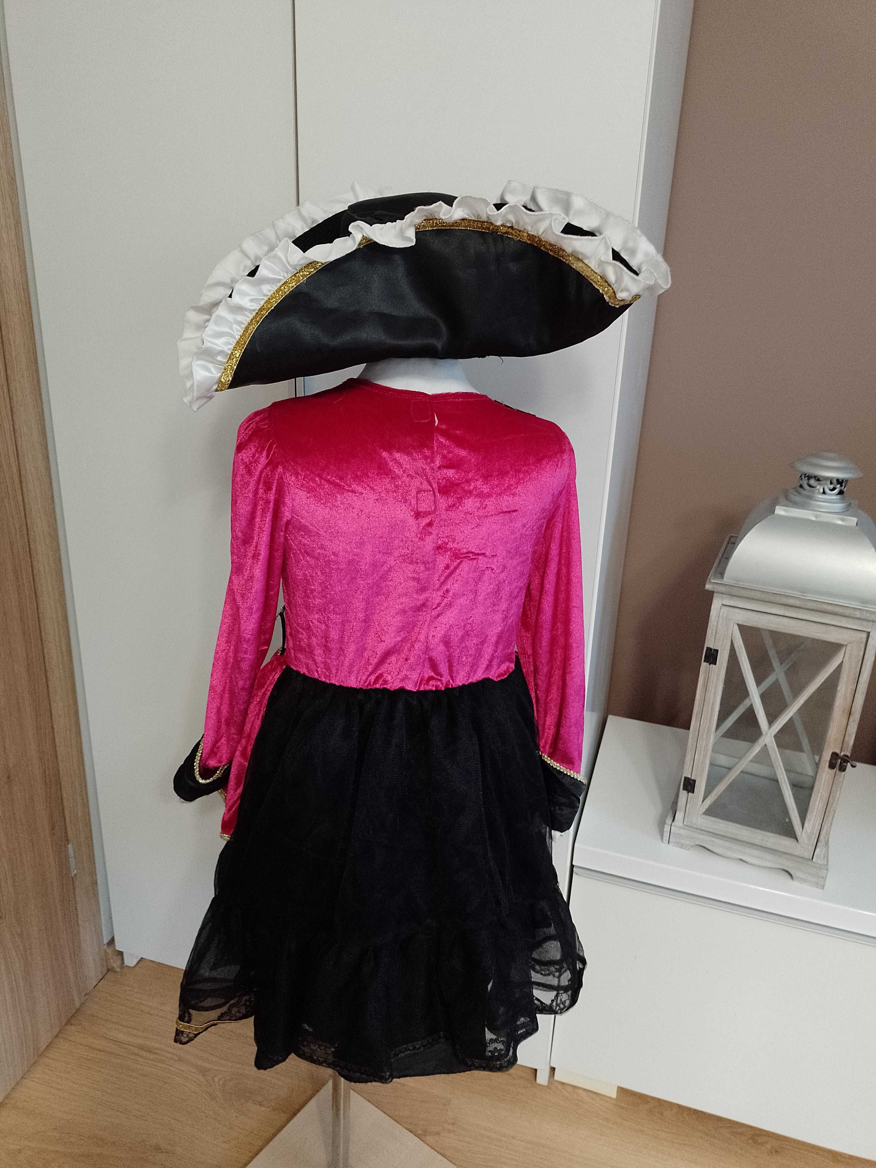 Strój karnawałowy PIRATKA PIRATKI kostium przebranie 134/140 (551)
