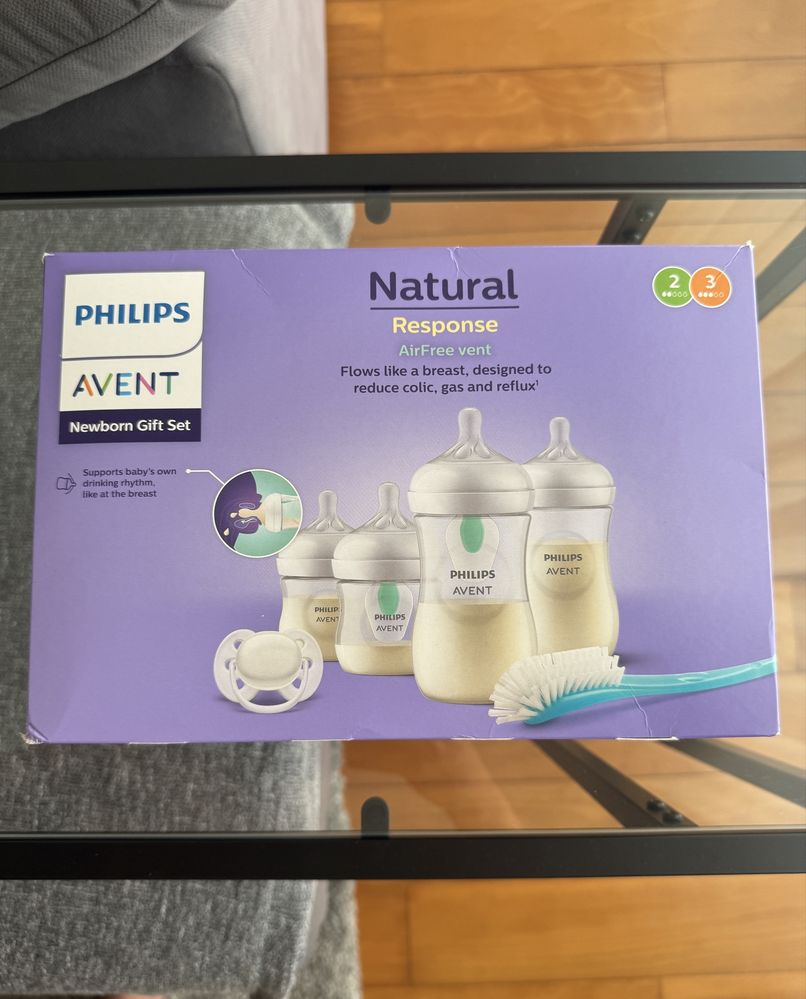 Kit 4 biberões Natural Response Philips Avent