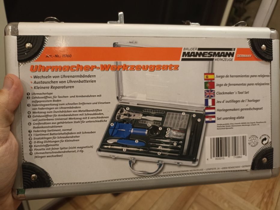 Набор часовых инструментов Brüder Mannesmann 11760 (Германия)
