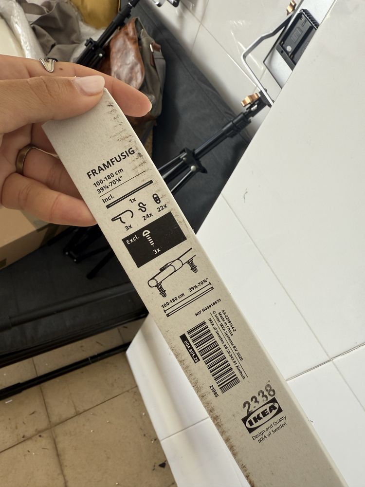 Calha cortinados ikea