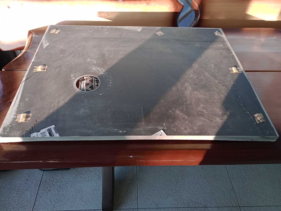 Brodzik kamienny 70/90 cm. Radaway. Nowy. Konglomerat. Ciężki. Fi 9cm.