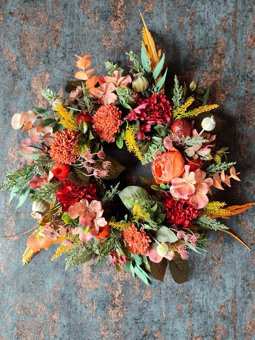 Jesienny wianek - kolory jesieni