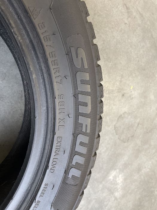 2x Opona zimowa 215/55 R17 Sunfull