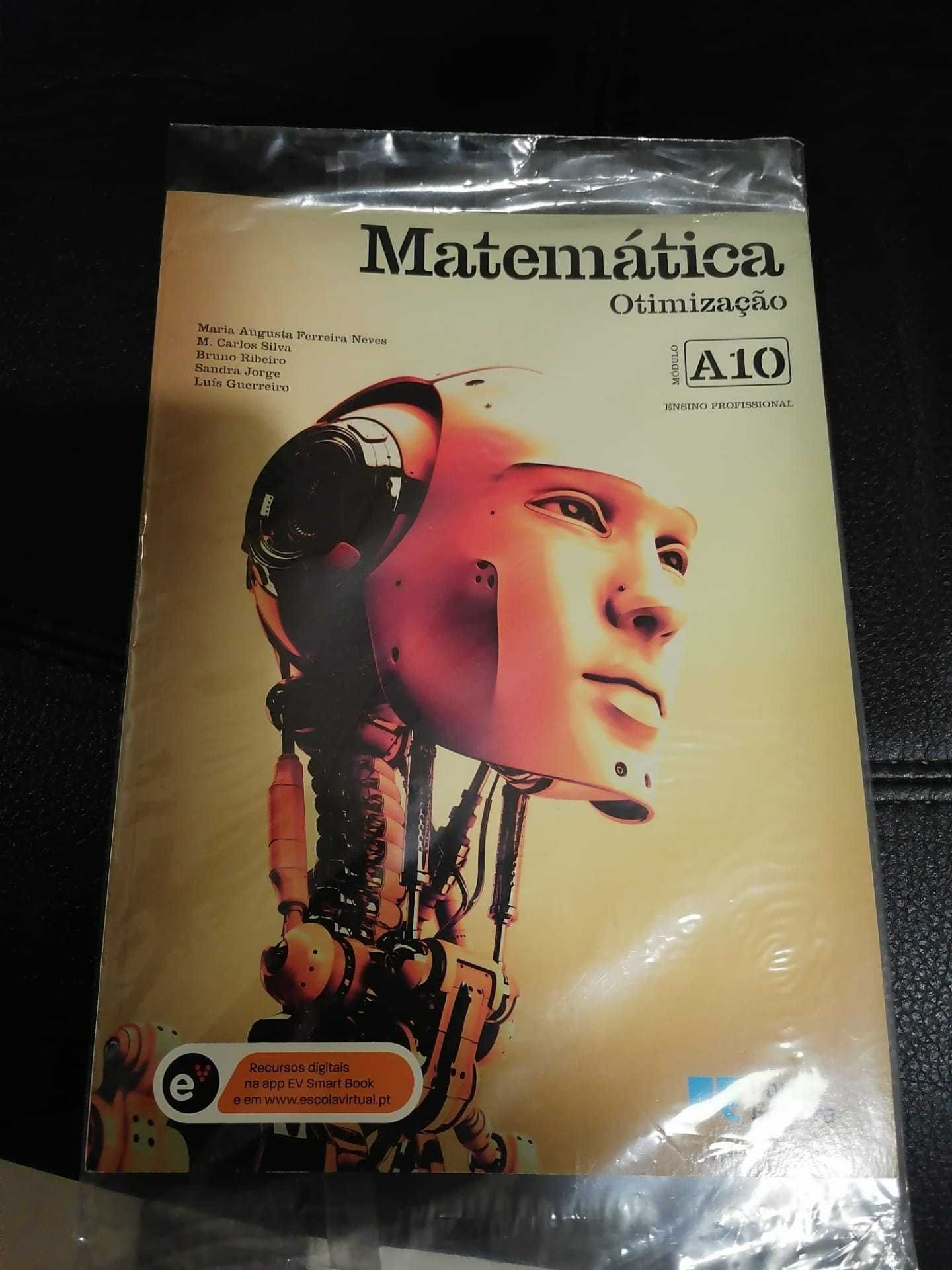 Livros Matemática  A8, A9 , A10 Ensino Profissional - Nunca usados