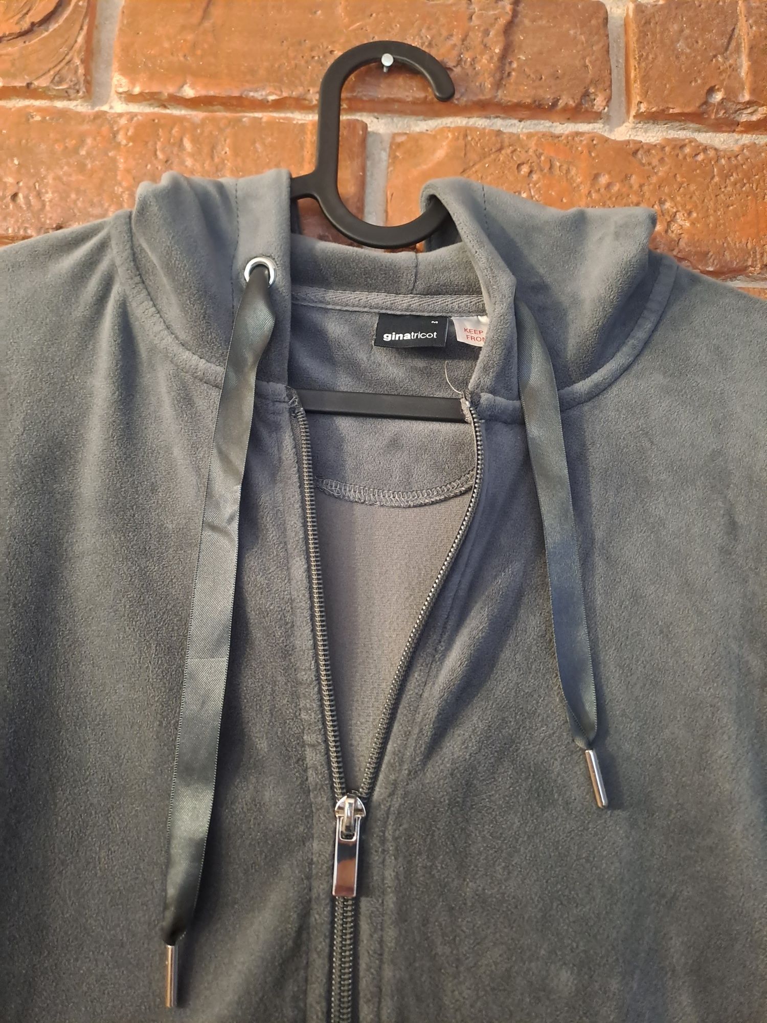 Damska bluza rozpinana Gina Tricot r.M miś/polarek