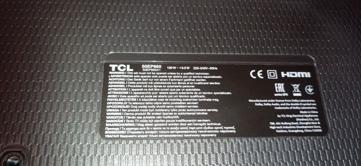 Телев. LIBETRON 50C1US -TR.SK706S.PG822 по запчастинах