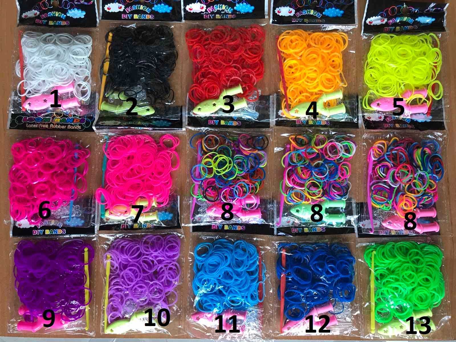 Новые резинки резиночки плетения браслетов гумки рукоделие творчество