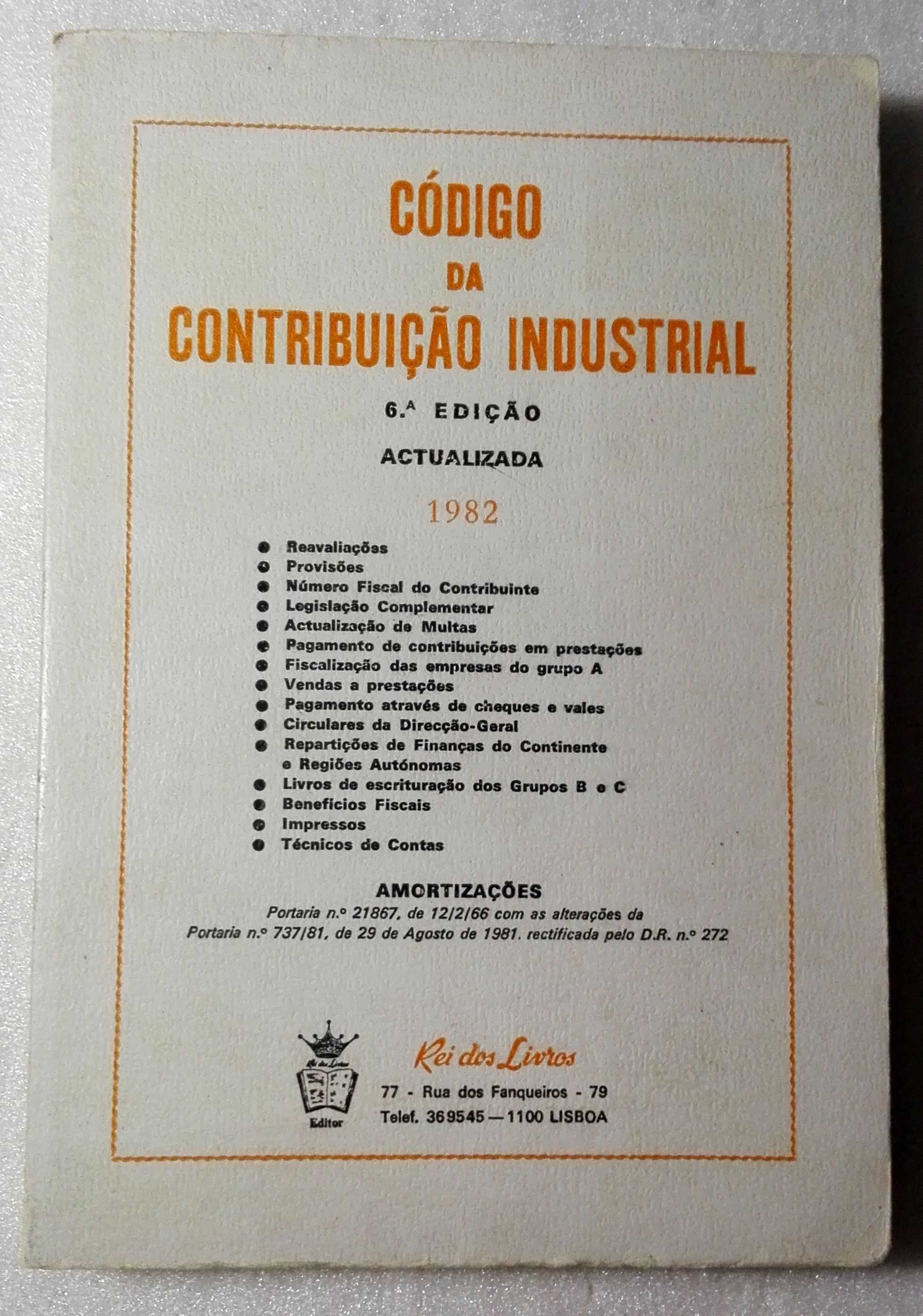 Livro Código da Contribuição Industrial