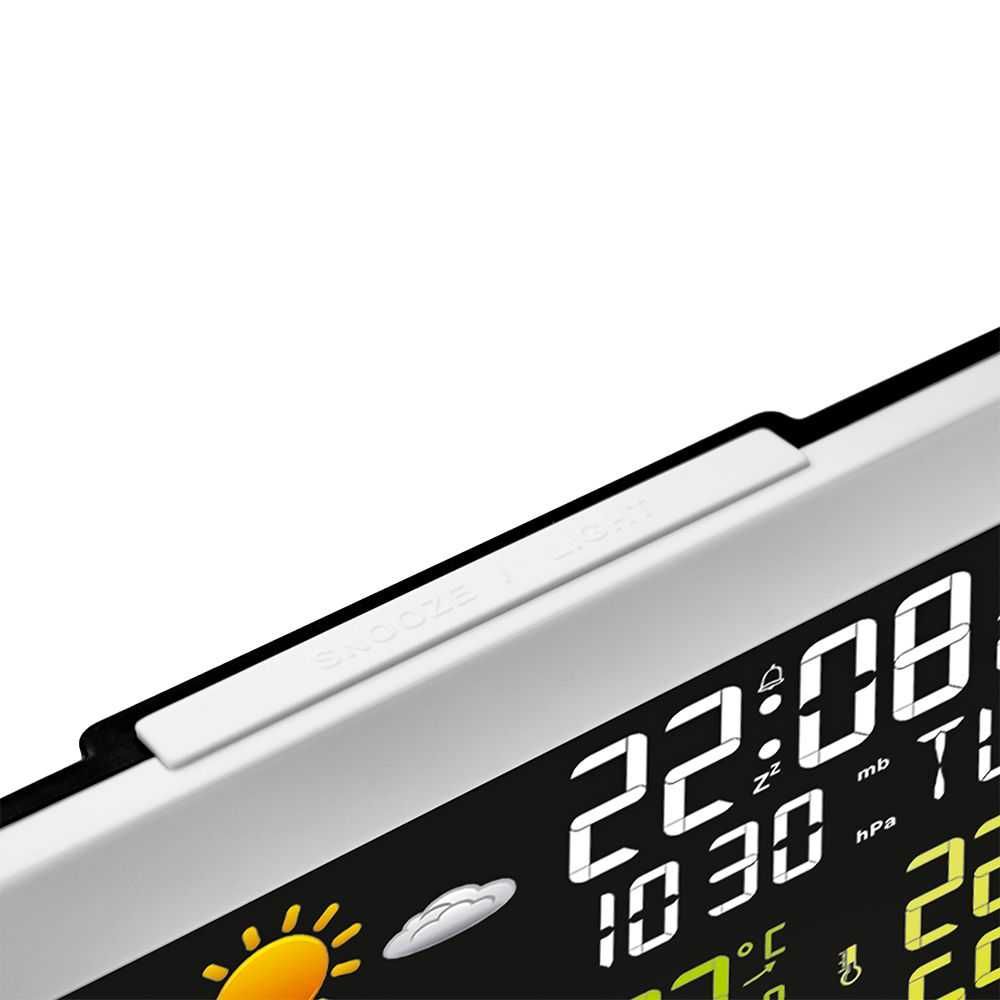 Stacja pogody Meteo SP92 - 3 x czujki,  zegar DCF, zasilacz - OUTLET!