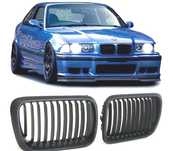 GRELHAS FRONTAIS BMW E36 96-98 PRETO LOOK M PERFORMANCE