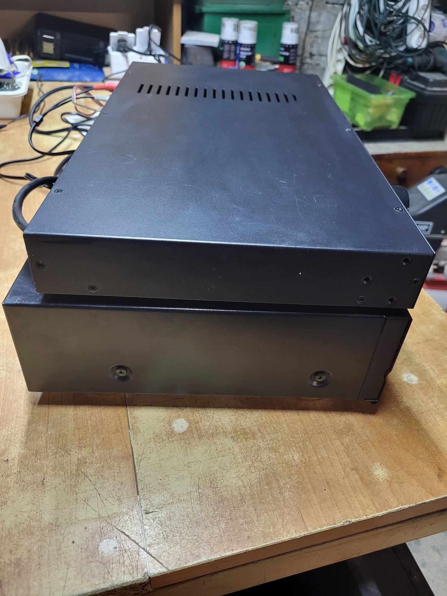 Wzmacniacz Monacor SA-250/SW + CD Denon  DCD-590
