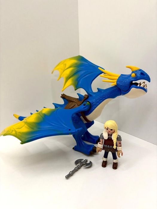 Playmobil 9247 dragons jak wytresować smoka Astrid i Wichura