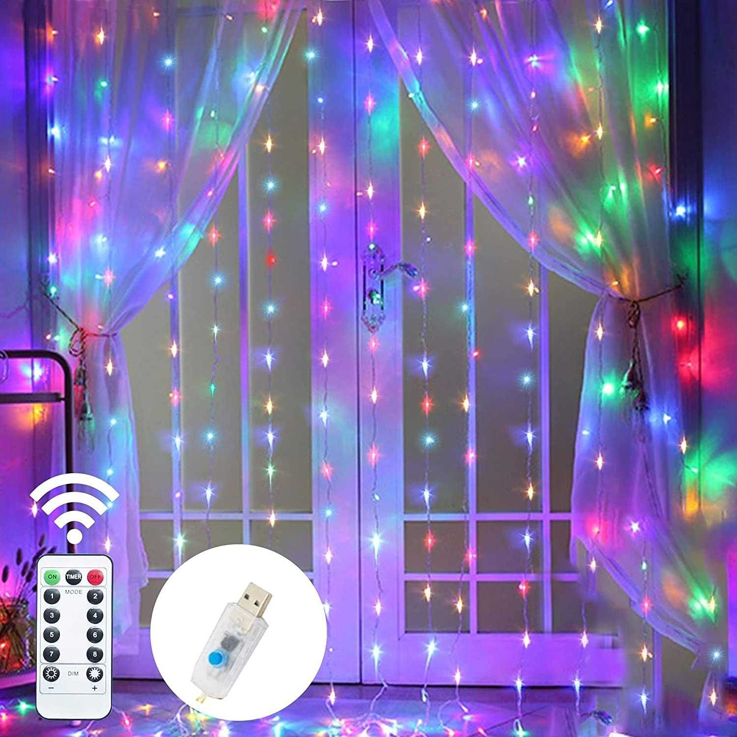 Kurtyna girlanda żarówkowa LED Lights świąteczna HIT!