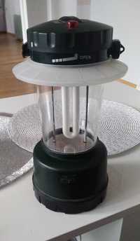 Lampa na baterie z uchwytem do zawieszenia kampingowa