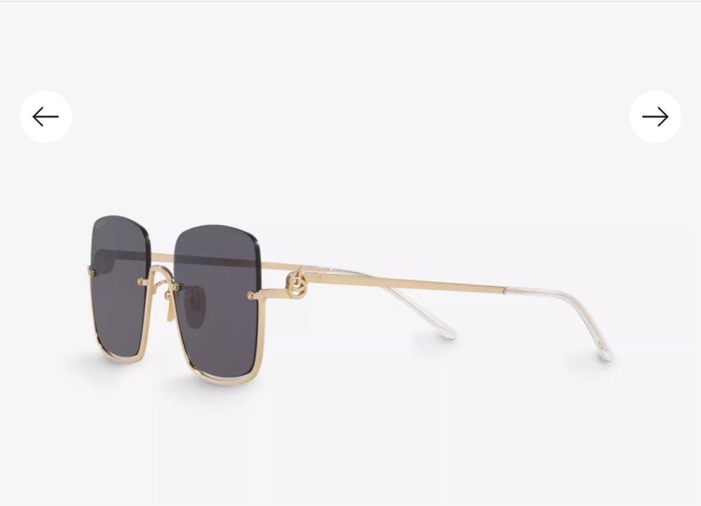 Окуляри Gucci GG1279S Gold/Grey