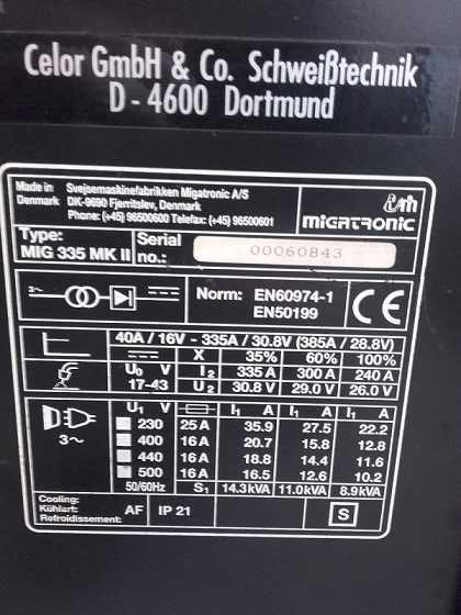 Spawarka  Migatronic MigMan 385