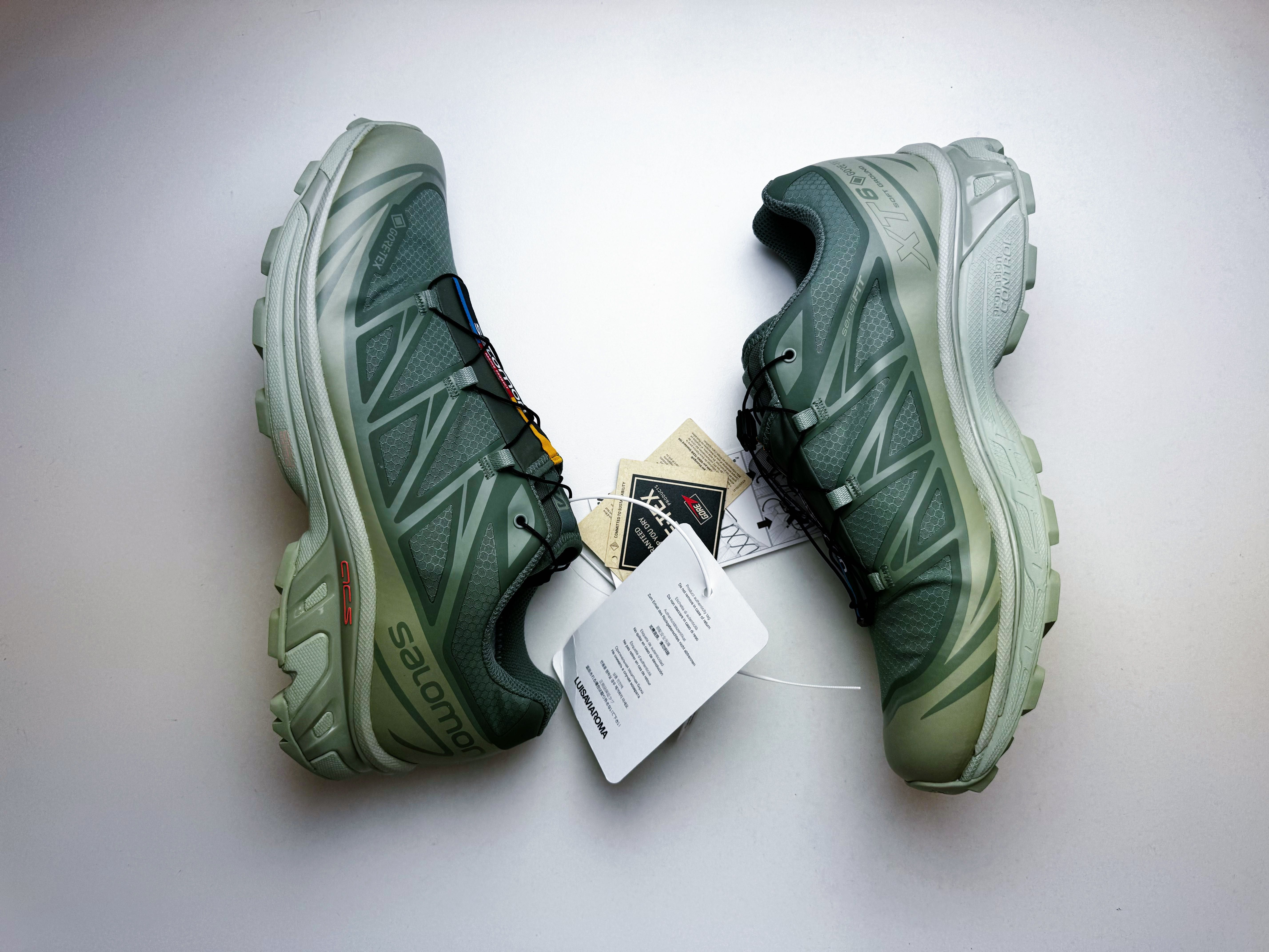 Salomon XT-6 GTX Gore-tex Desert Sage Laurel Wreath 12 46 2/3 30cm