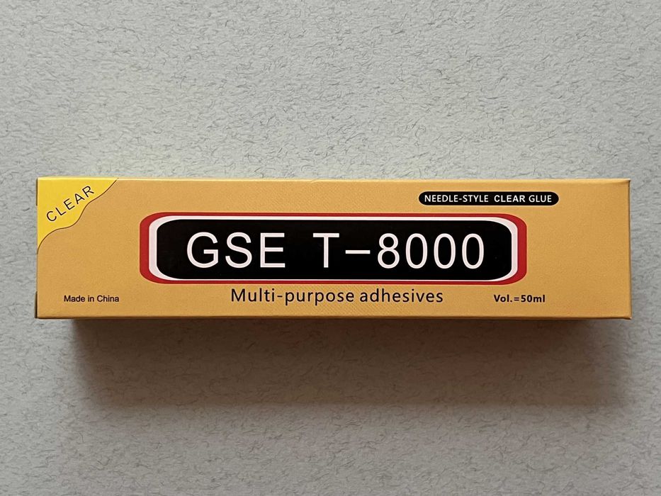 T8000 клей для ремонту телефонів, іграшок м'який, прозорий 50 мл