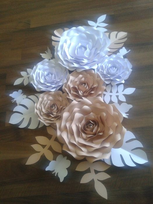 Kwiaty Chanel z papieru
