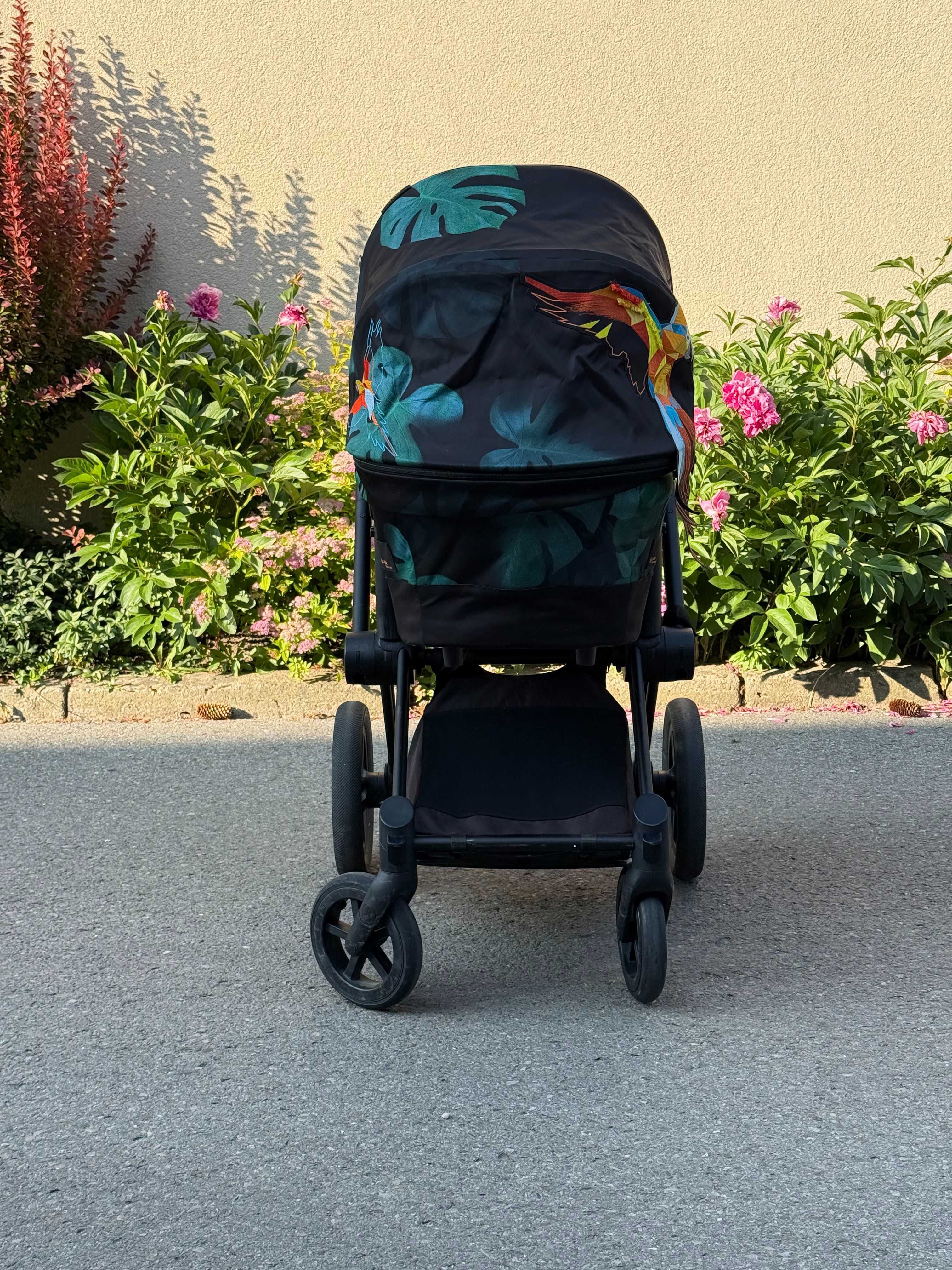 Wózek Cybex Priam 2.0 Platinum Birds Of Paradise, Fashion Collection