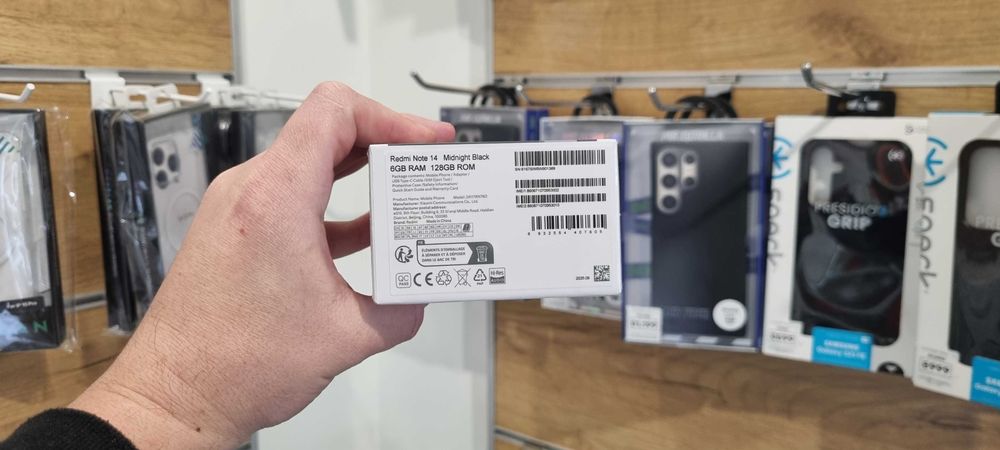 Магазин NEW Xiaomi Redmi Note 14 4G 6/128GB Midnight Black Гарантiя