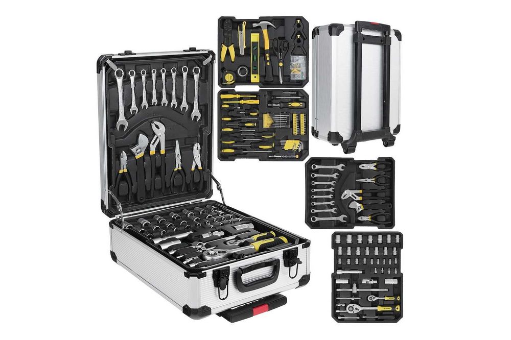 Walizka narzędziowa z wyposażeniem 187 el. zestaw narzędzi 2540
