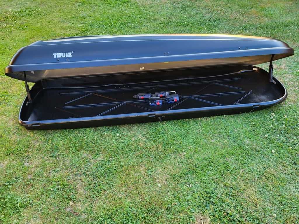 Bagażnik box dachowy Thule 230x70x40 450 L boks XL na dach narty