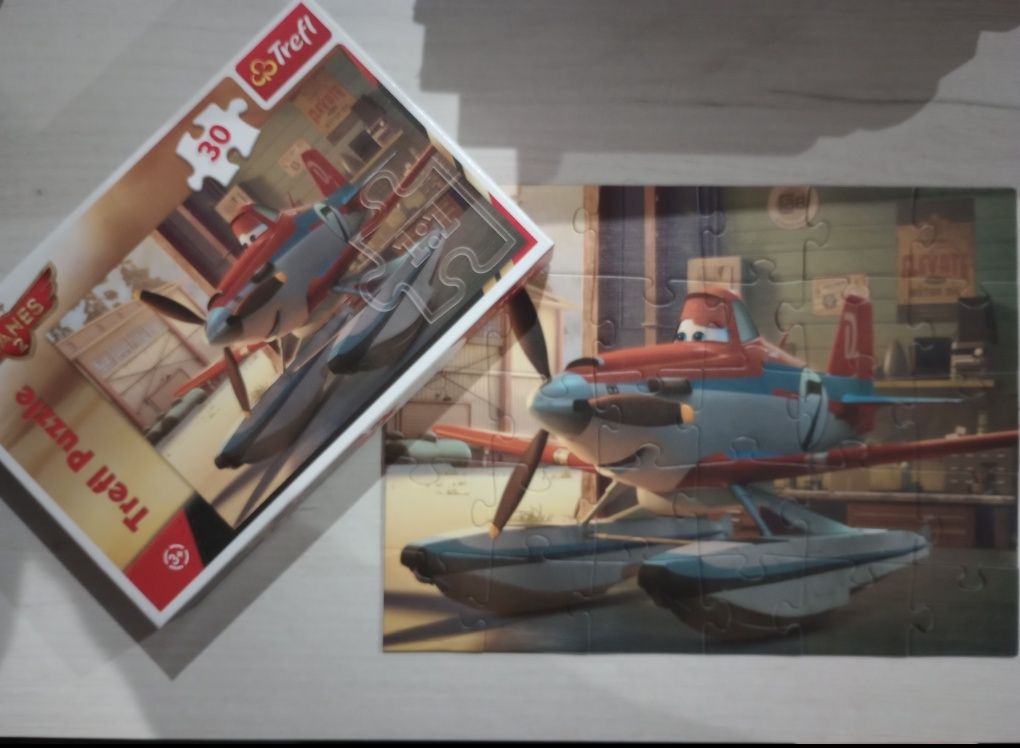 Puzzle Samoloty Dusty 30 elementów