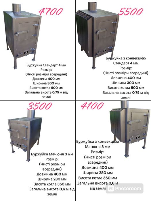 Буржуйка Бліндажна