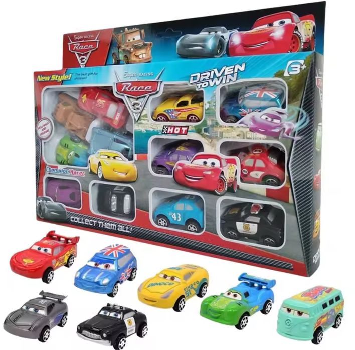 Ігровий набір машин ПВХ Блискавка Маквін «Тачки»