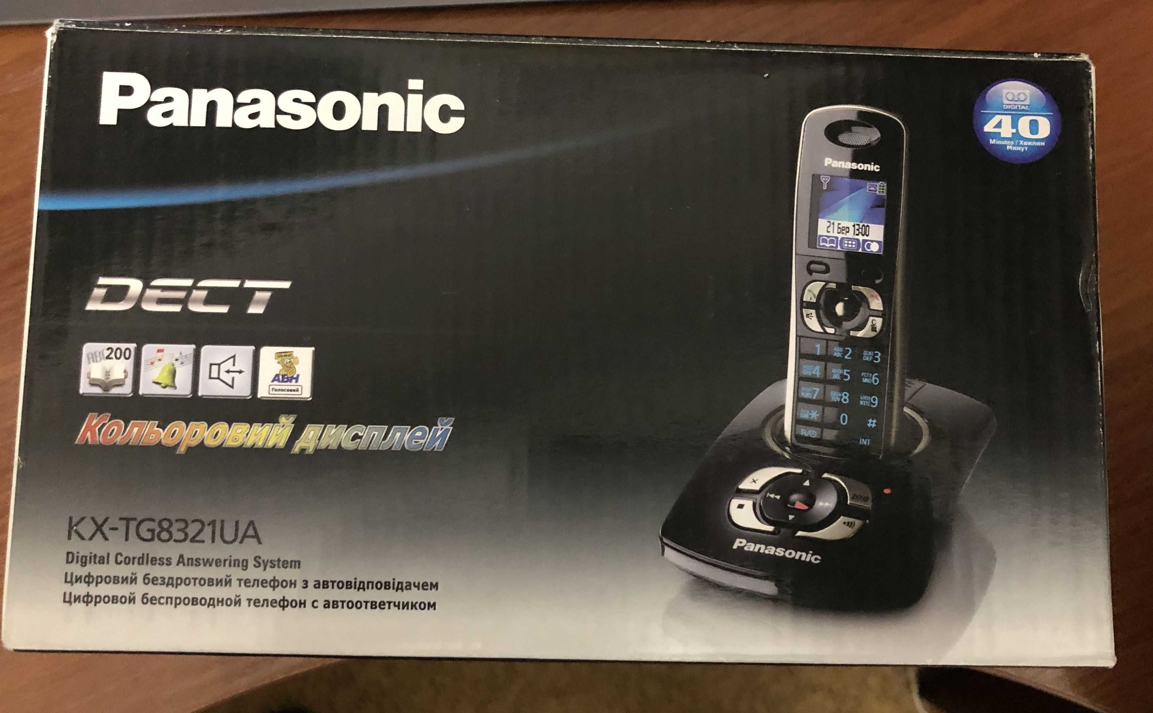 Радиотелефон Dect Panasonic KX-TG8321